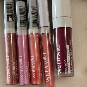 Wet n Wild MegaSlicks Lip Gloss Collection - Pink and Purple Hues